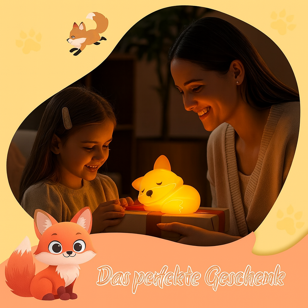 FoxyGlow – Das Nachtlicht, das Kindern Sicherheit schenkt und Mamas entlastet