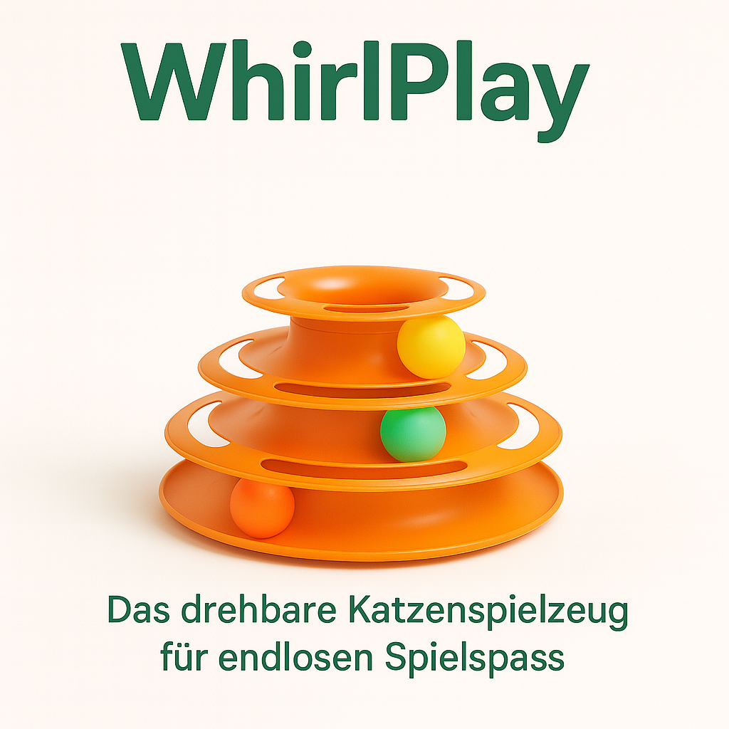 WhirlPlay Katzenspielzeug – Bewegung, Spass & Stressabbau für Katzen