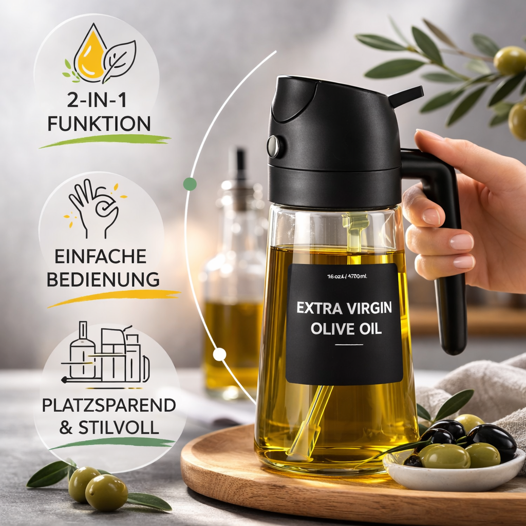 OilMaster - Gesünder kochen beginnt mit der richtigen Dosierung.