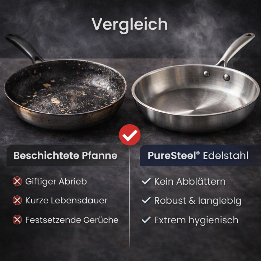 PureSteel – Weil deine Familie Essen verdient, keine Chemie.