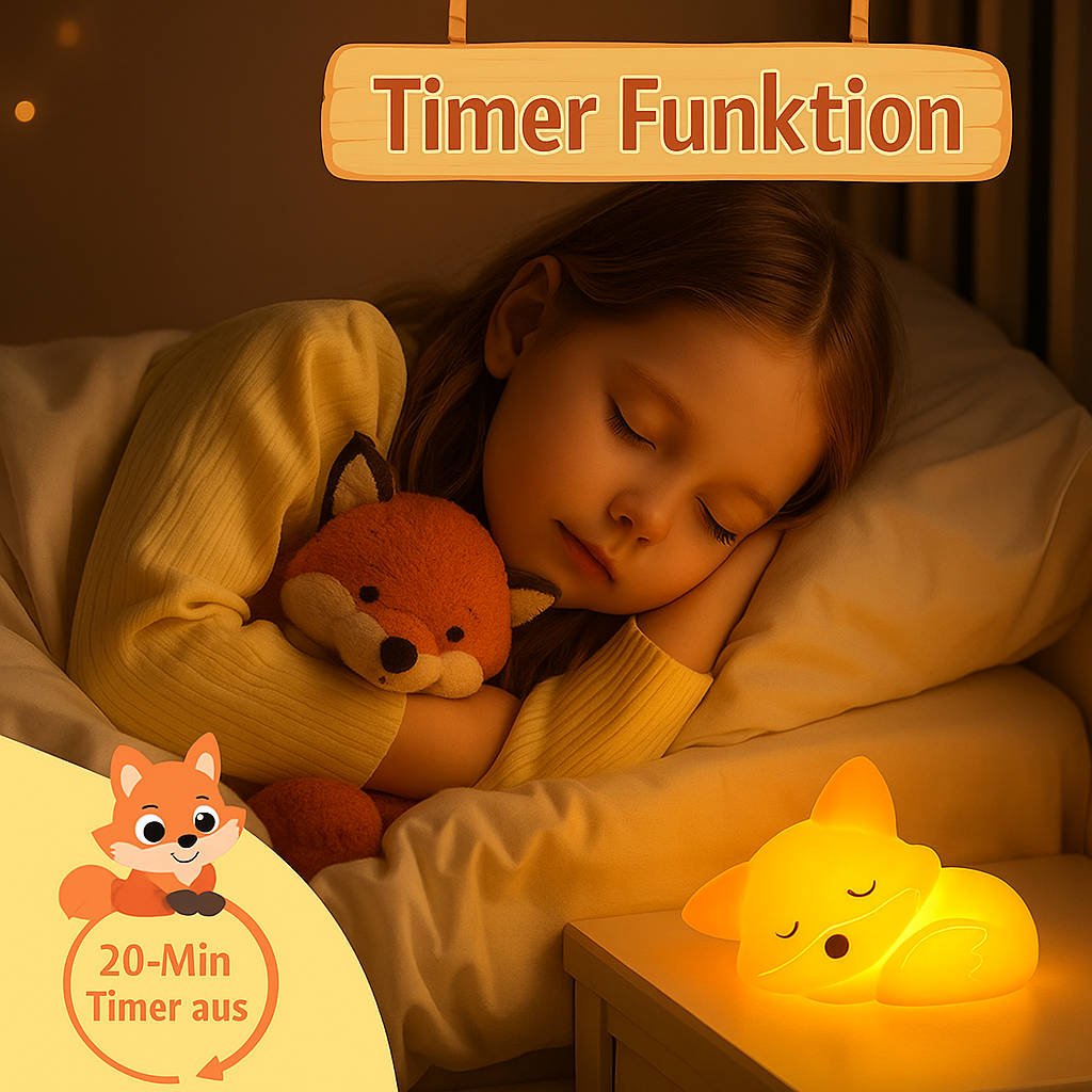 FoxyGlow – Das Nachtlicht, das Kindern Sicherheit schenkt und Mamas entlastet